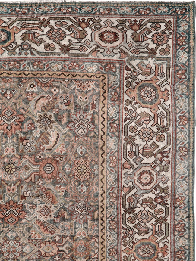 Antique Persian Mahal Gallery Carpet, No.25609 - Gsblank