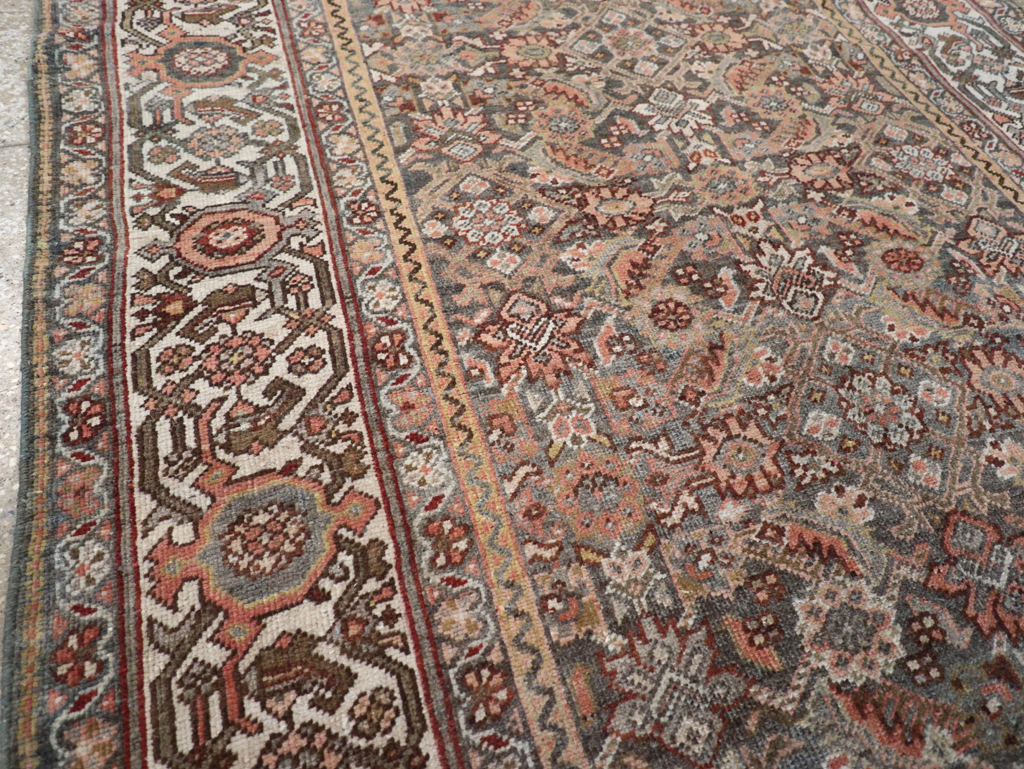 Antique Persian Mahal Gallery Carpet, No.25609 - Gsblank