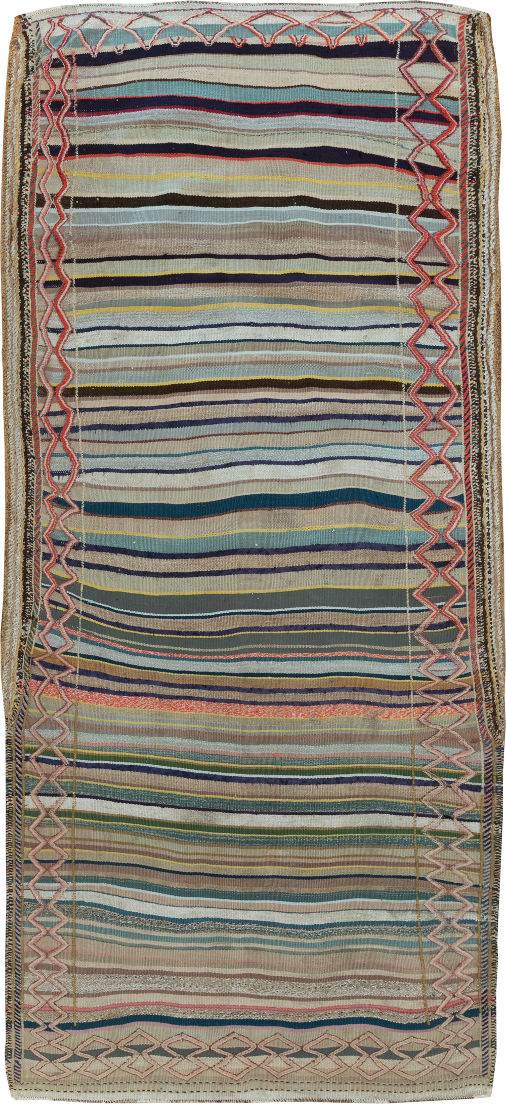 Vintage Persian Flatweave, No.25620 - Gsblank