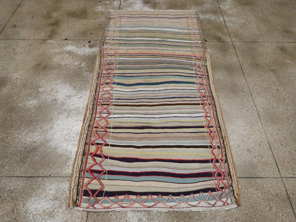 Vintage Persian Flatweave, No.25620 - Gsblank
