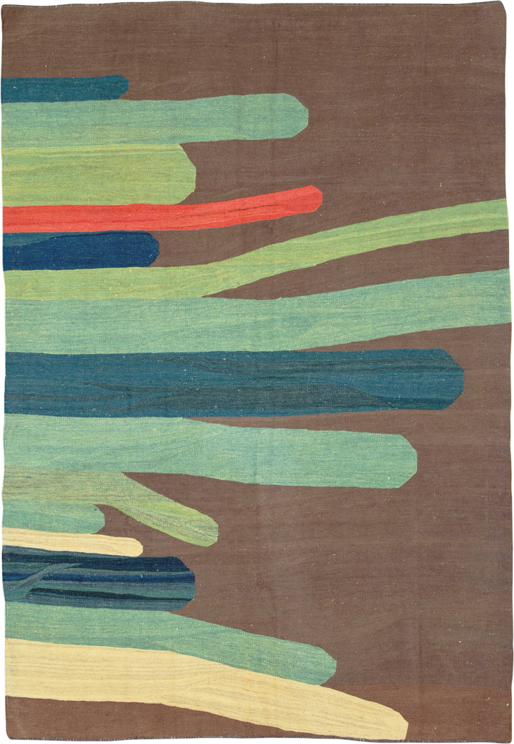 Modern Persian Kilim, No.25621 - Gsblank