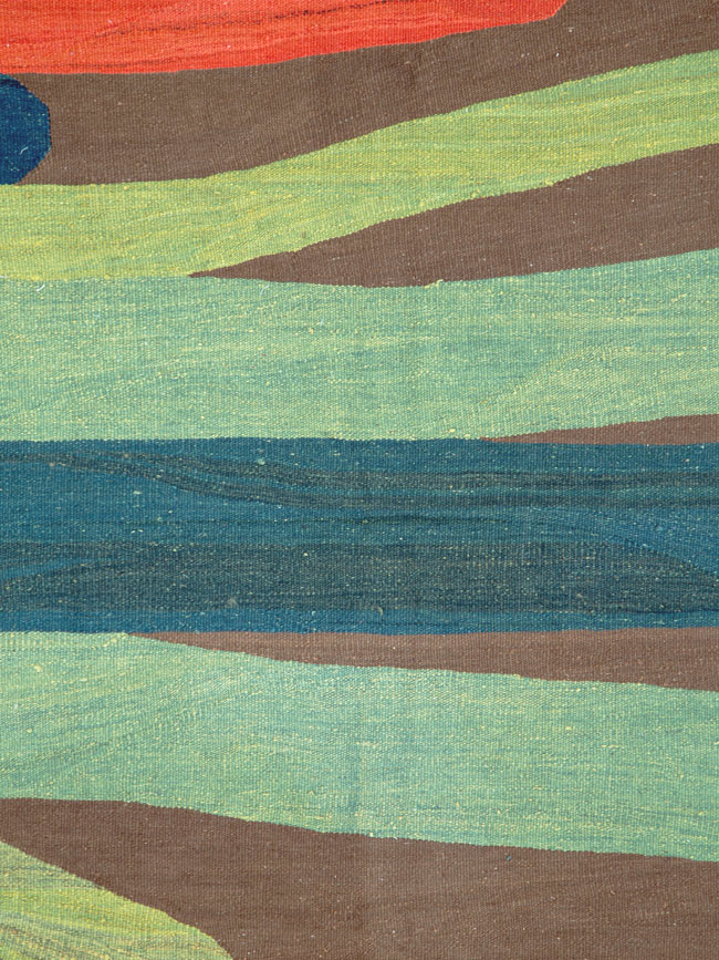 Modern Persian Kilim, No.25621 - Gsblank