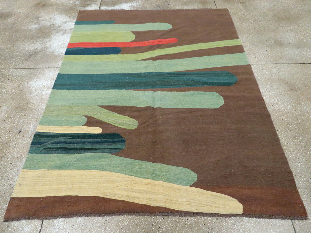 Modern Persian Kilim, No.25621 - Gsblank