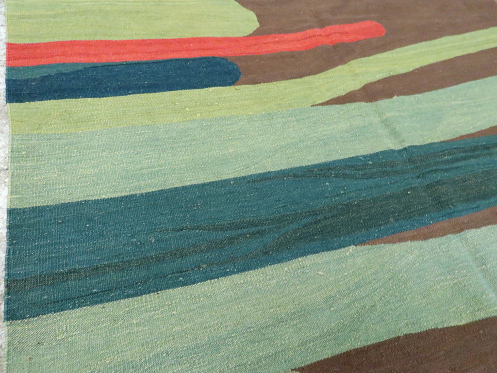 Modern Persian Kilim, No.25621 - Gsblank