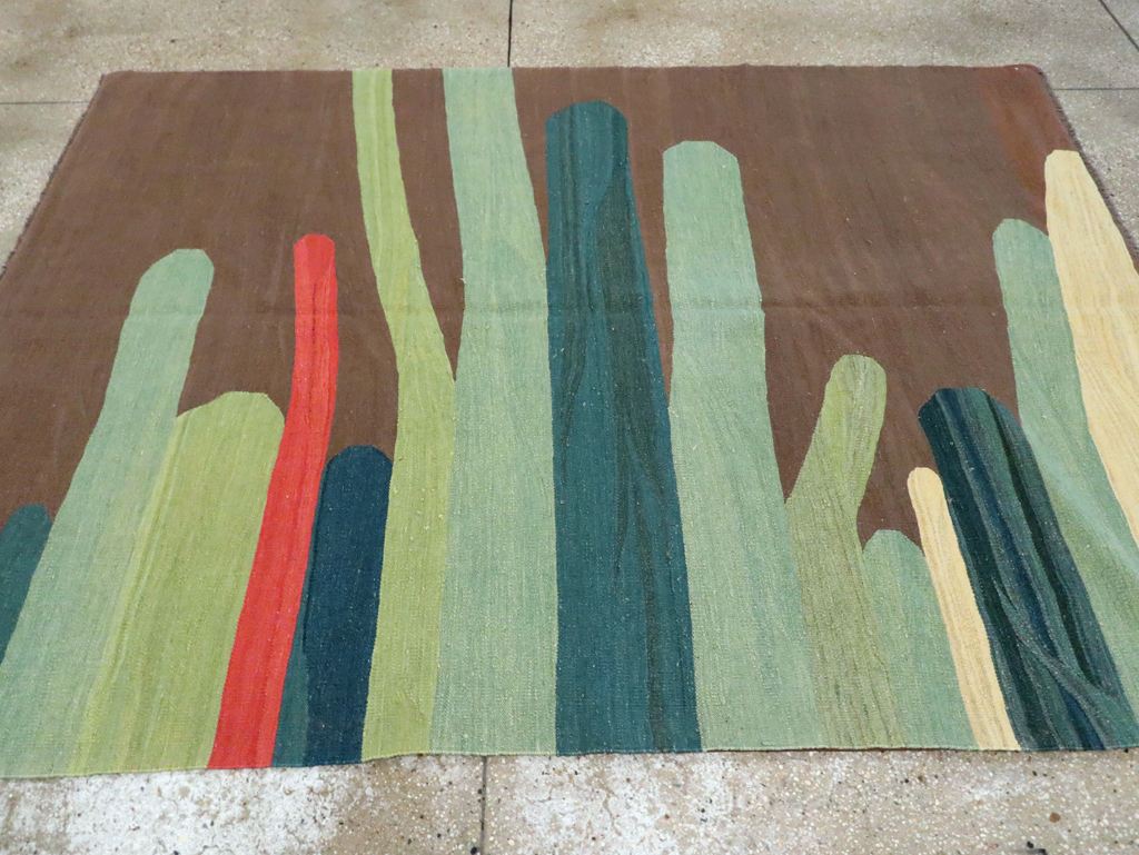 Modern Persian Kilim, No.25621 - Gsblank