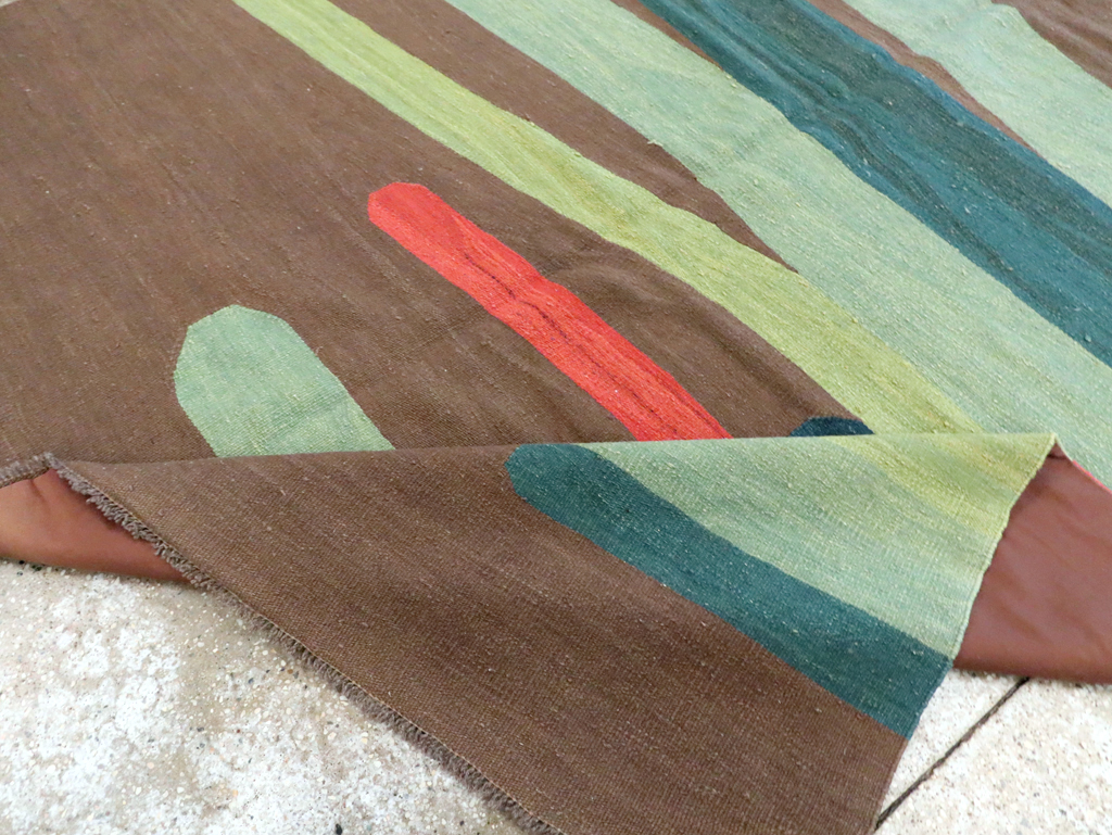 Modern Persian Kilim, No.25621 - Gsblank