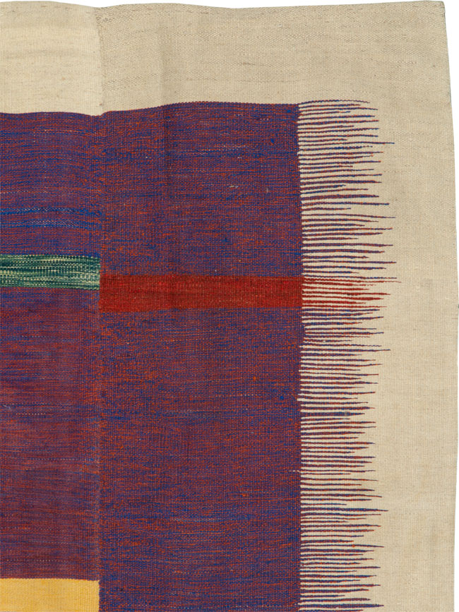 Modern Persian Flatweave, No.25623 - Gsblank