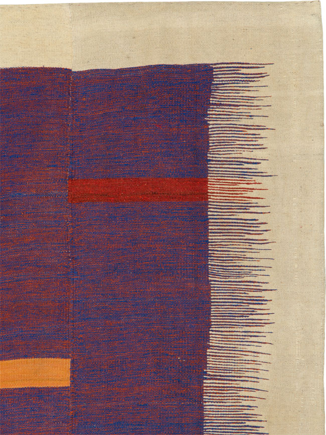 Modern Persian Flatweave, No.25623 - Gsblank