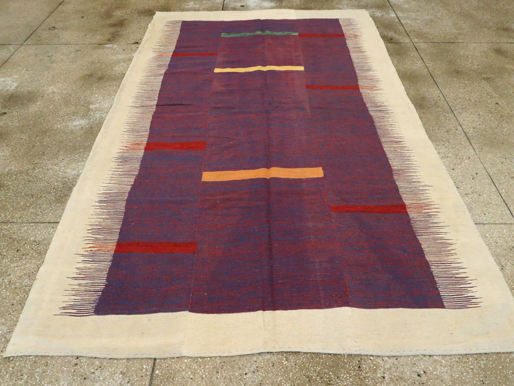 Modern Persian Flatweave, No.25623 - Gsblank