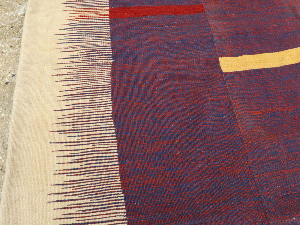 Modern Persian Flatweave, No.25623 - Gsblank