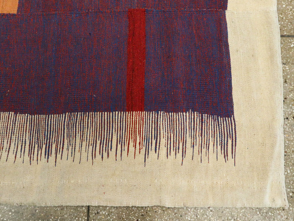 Modern Persian Flatweave, No.25623 - Gsblank