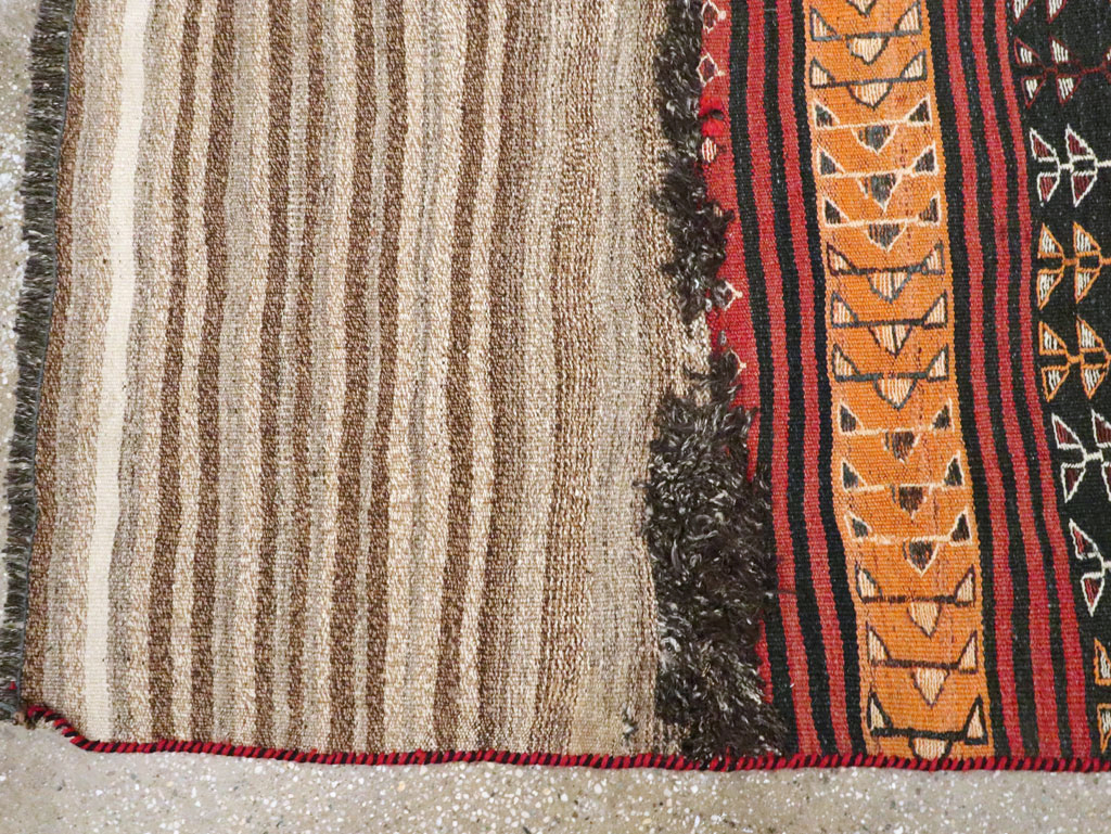 Vintage Persian Chaharmahal Bakhtiari Tacheh Flatweave Kilim , No.25628 - Gsblank