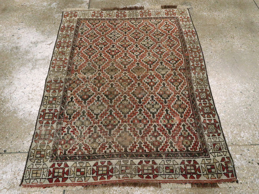 Antique Caucasian Kuba Rug, No.25655 - Gsblank