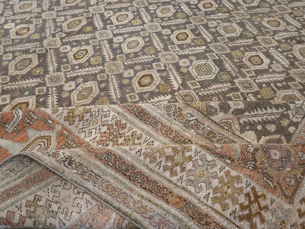 Antique Persian Bibikabad Large Square Carpet, No.25662 - Gsblank