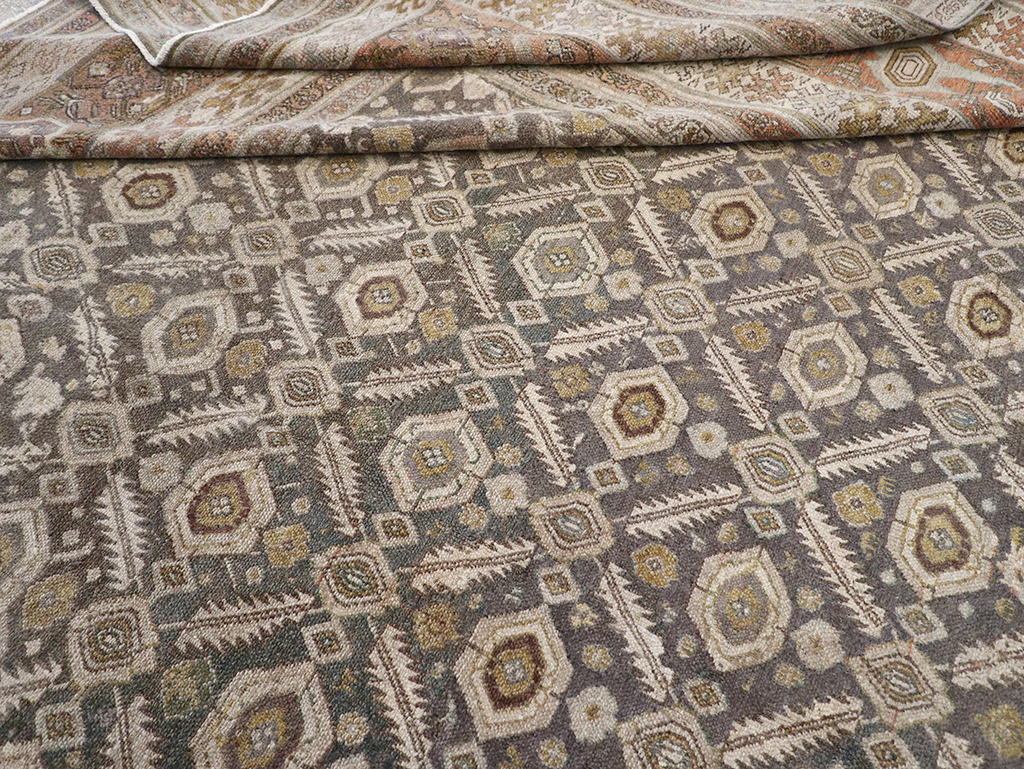 Antique Persian Bibikabad Large Square Carpet, No.25662 - Gsblank