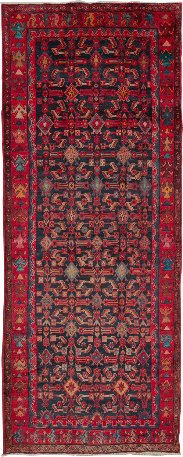 Vintage Persian Malayer Gallery Rug, No.25683 - Gsblank