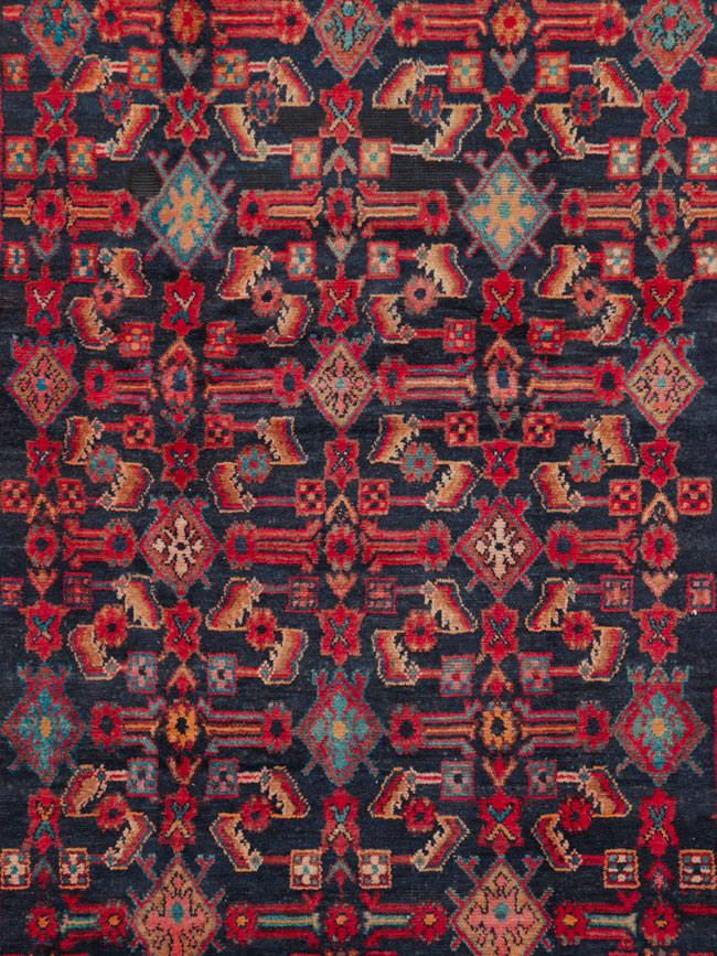 Vintage Persian Malayer Gallery Rug, No.25683 - Gsblank