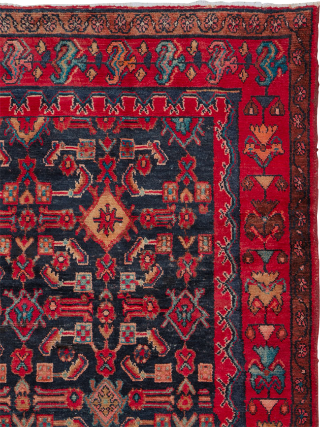 Vintage Persian Malayer Gallery Rug, No.25683 - Gsblank