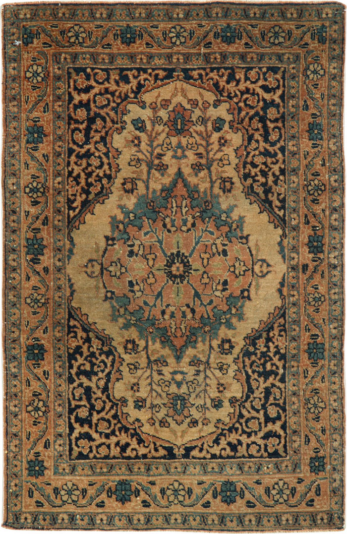 Antique Persian Tabriz Hagi Jalili Rug, No.25684 - Gsblank