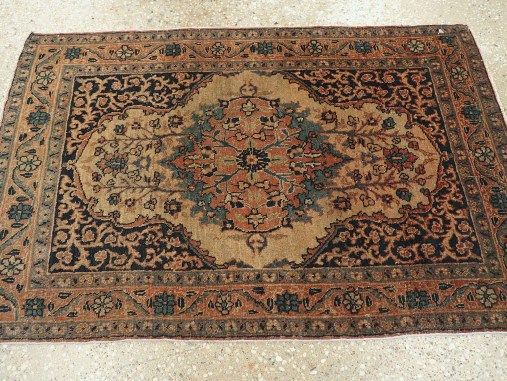 Antique Tabriz Hagi Jalili Rug, No.25684 - Gsblank