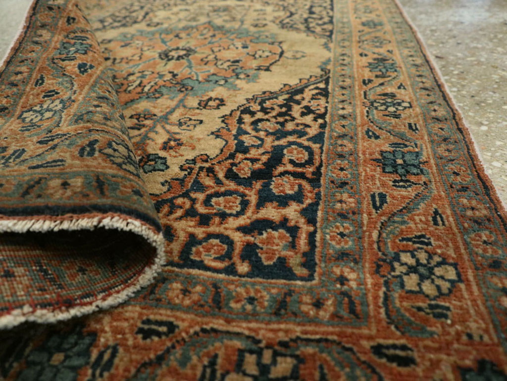 Antique Persian Tabriz Hagi Jalili Rug, No.25684 - Gsblank