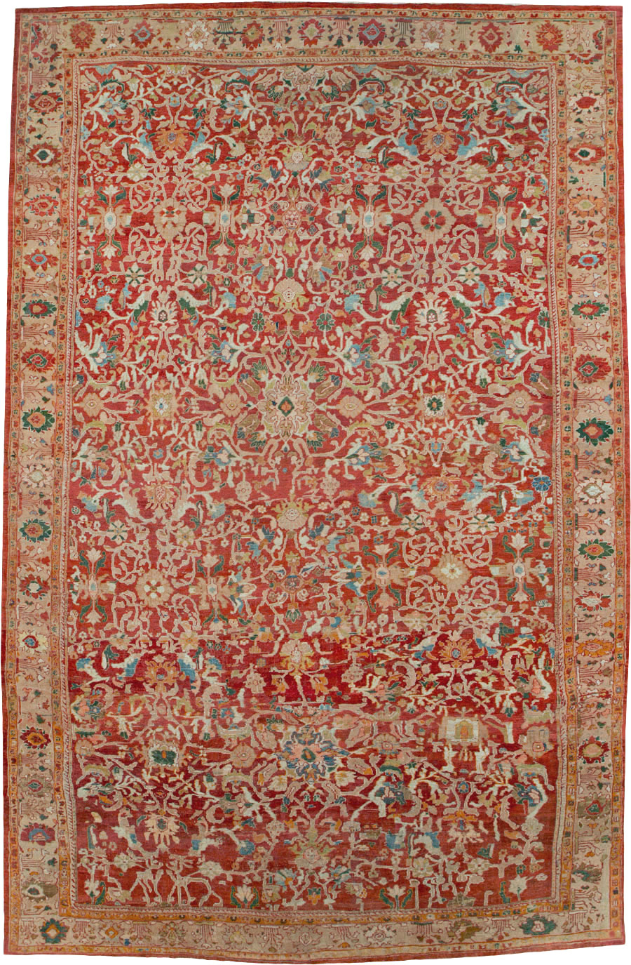 Antique Persian Mahal Carpet, No.25685 - Gsblank