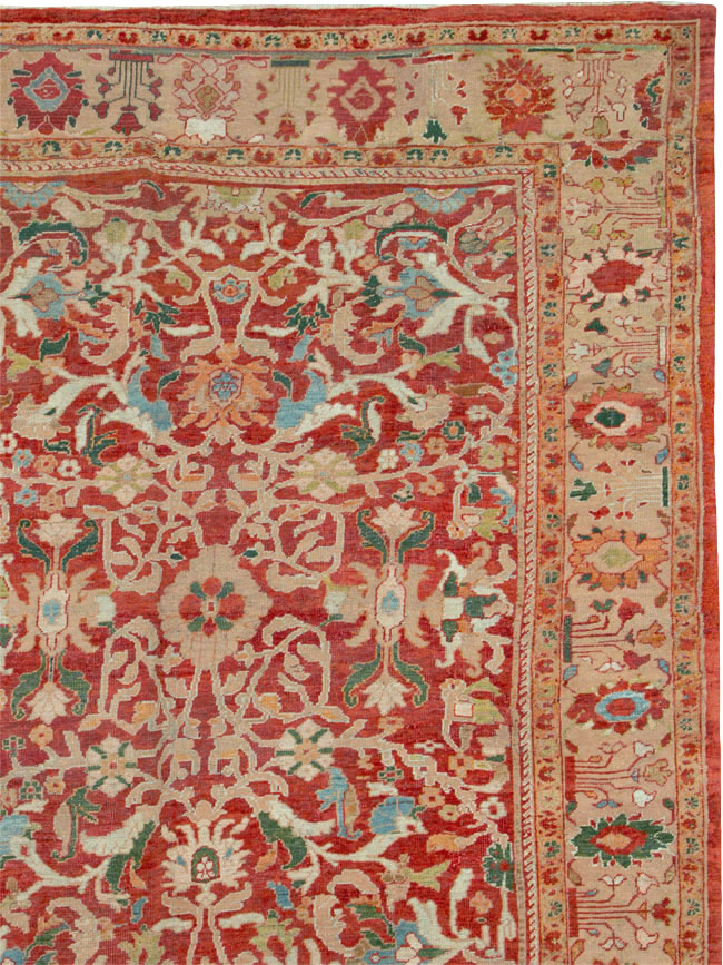 Antique Persian Mahal Carpet, No.25685 - Gsblank