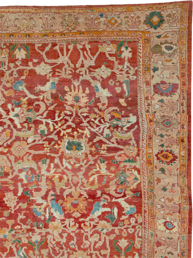 Antique Persian Mahal Carpet, No.25685 - Gsblank
