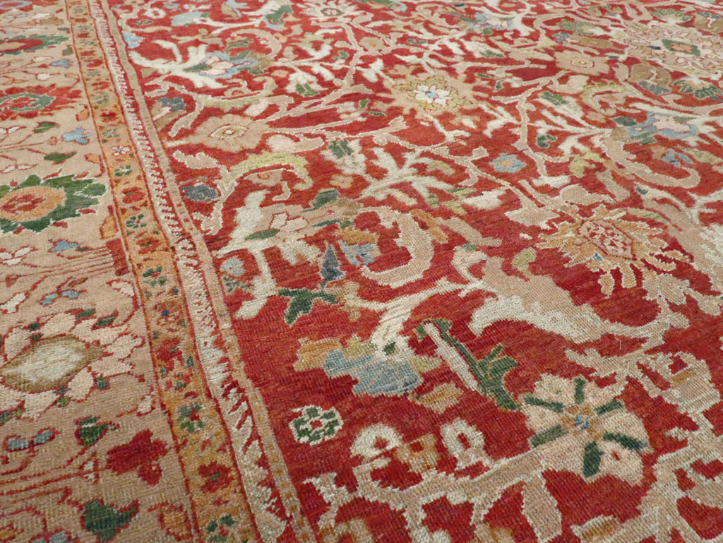 Antique Persian Mahal Carpet, No.25685 - Gsblank