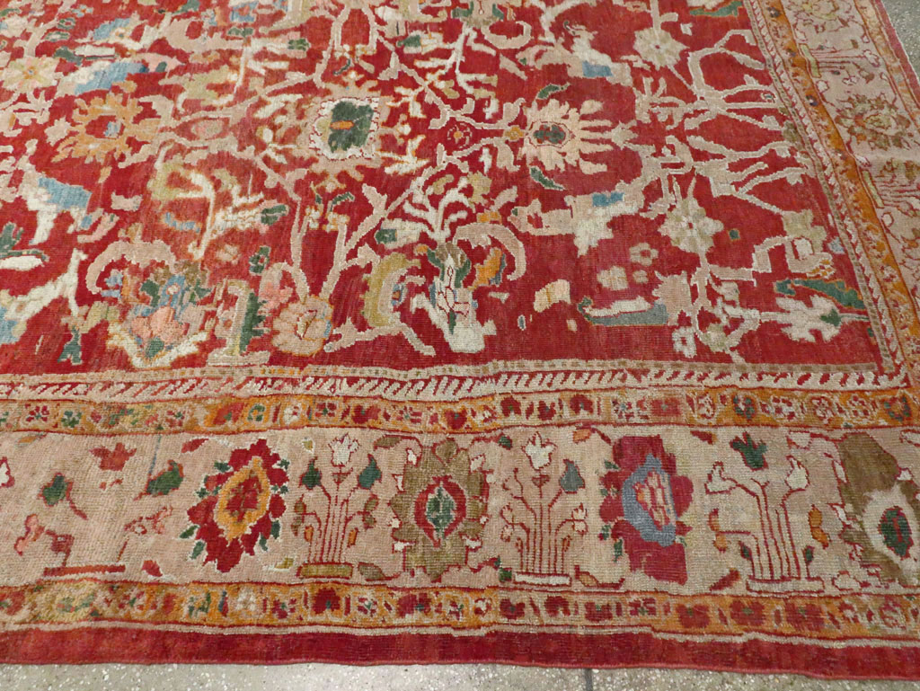 Antique Persian Mahal Carpet, No.25685 - Gsblank