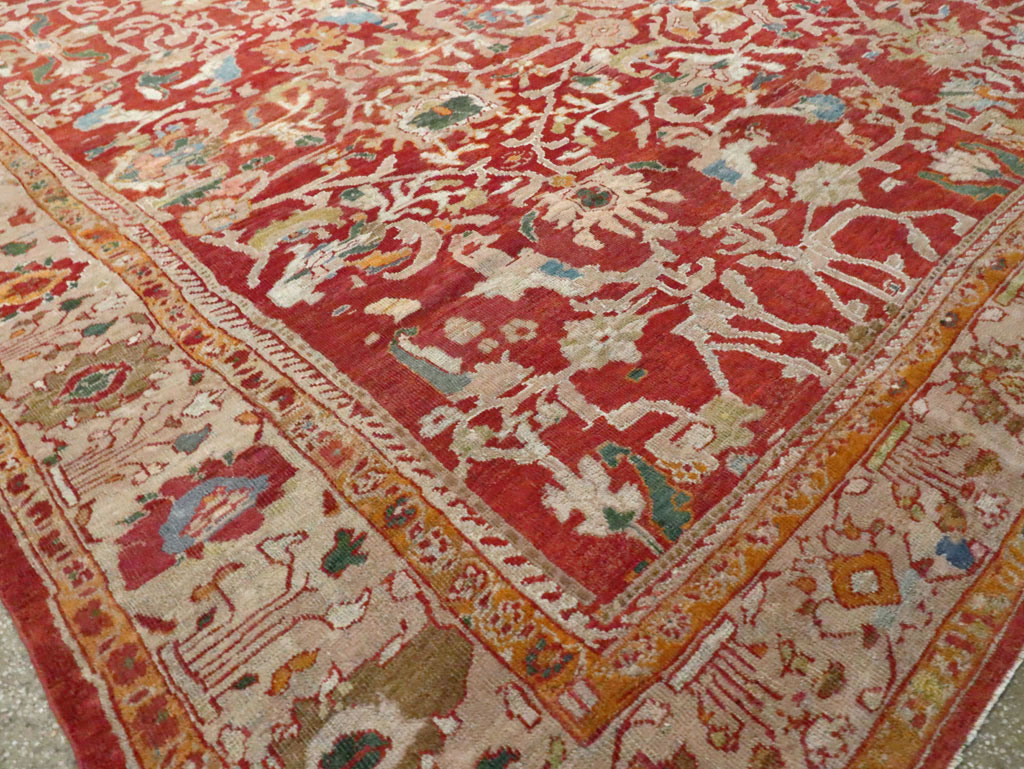 Antique Persian Mahal Carpet, No.25685 - Gsblank