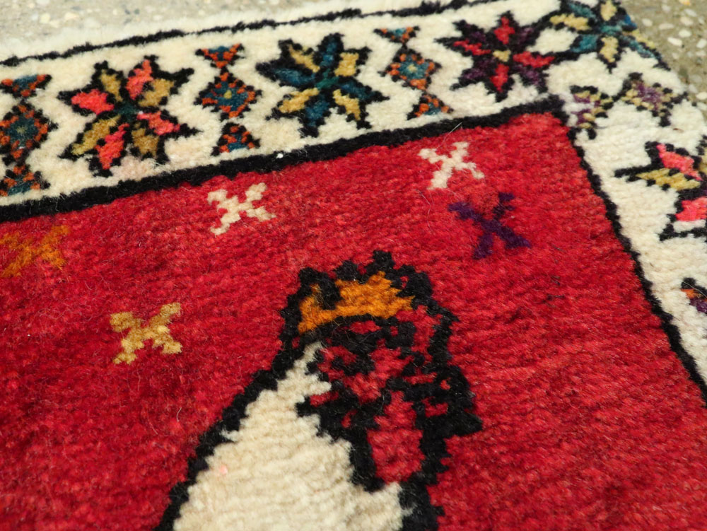 Vintage Persian Kurdish Rug, No.25687 - Gsblank