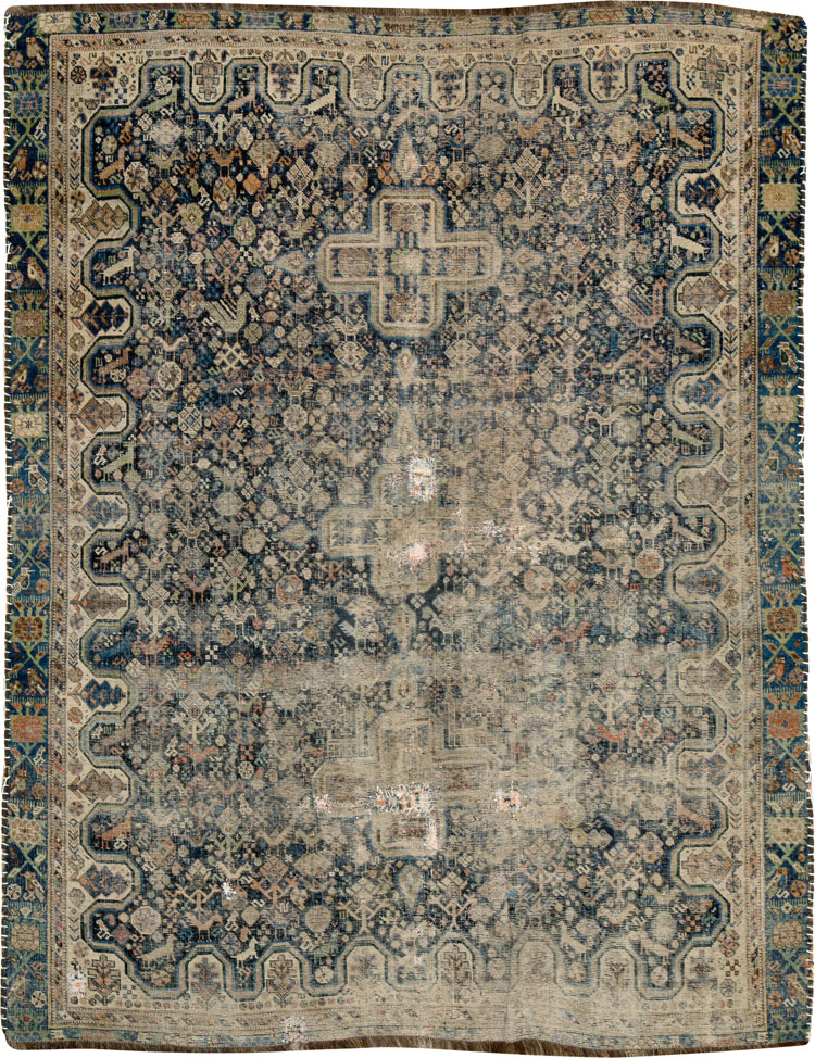 Antique Persian Afshar Rug, No.25690 - Gsblank