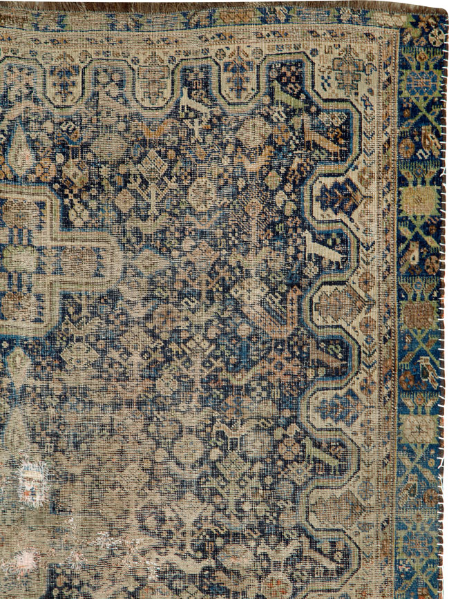 Antique Persian Afshar Rug, No.25690 - Gsblank