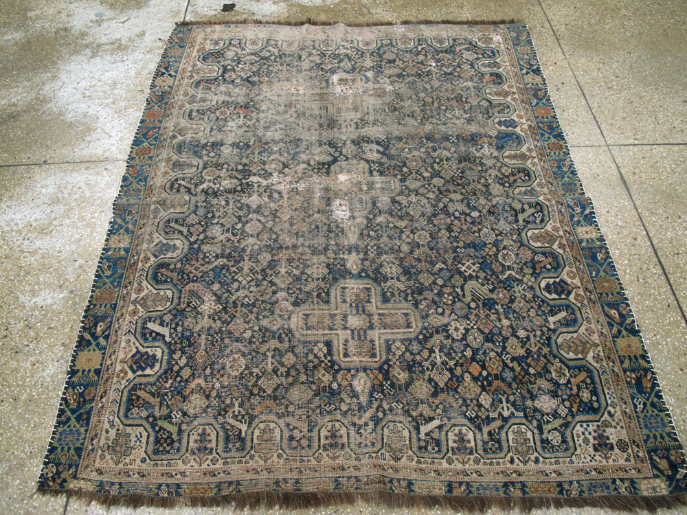 Antique Persian Afshar Rug, No.25690 - Gsblank