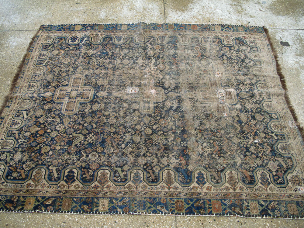 Antique Persian Afshar Rug, No.25690 - Gsblank