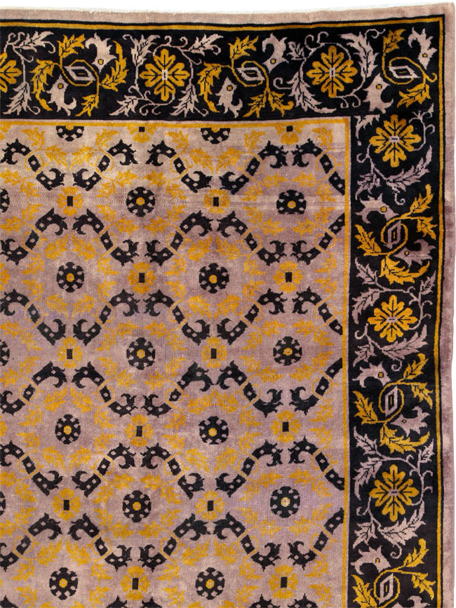 Vintage Chinese Art Deco Carpet, No.25716 - Gsblank