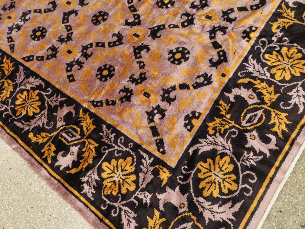 Vintage Chinese Art Deco Carpet, No.25716 - Gsblank