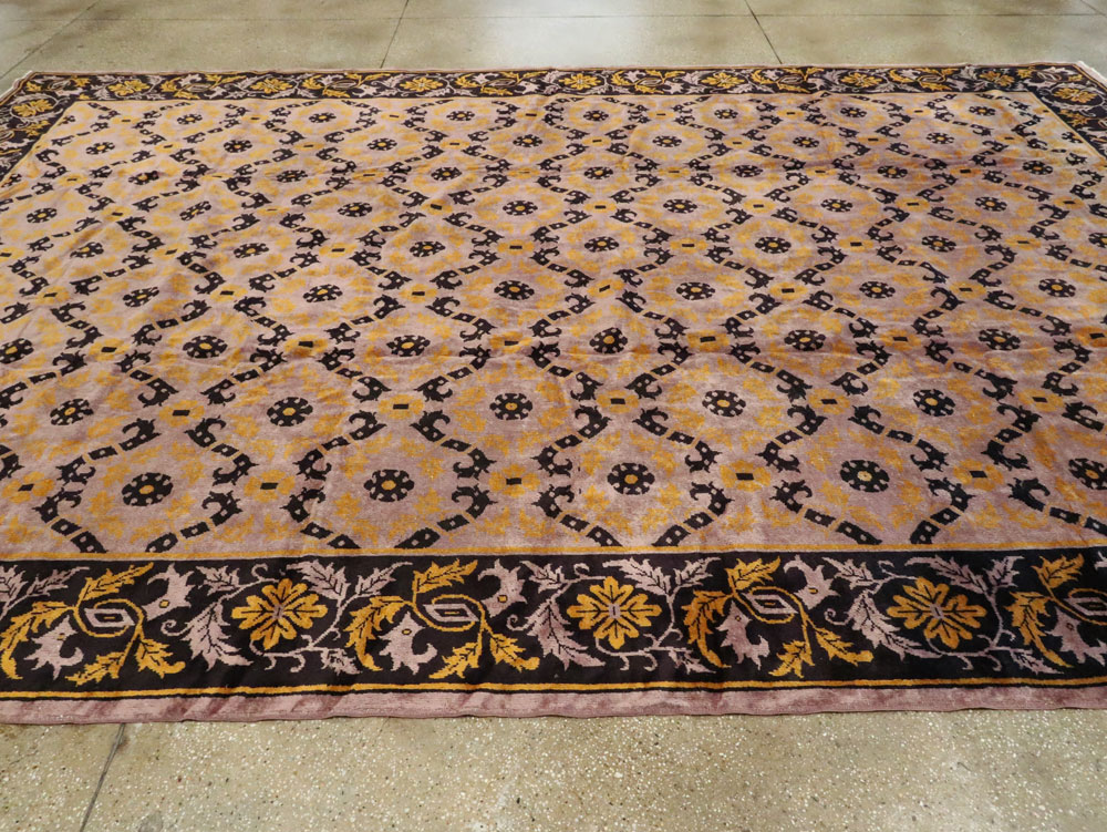 Vintage Chinese Art Deco Carpet, No.25716 - Gsblank