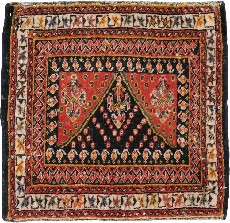 Vintage Persian Qashqai Rug, No.25722 - Gsblank