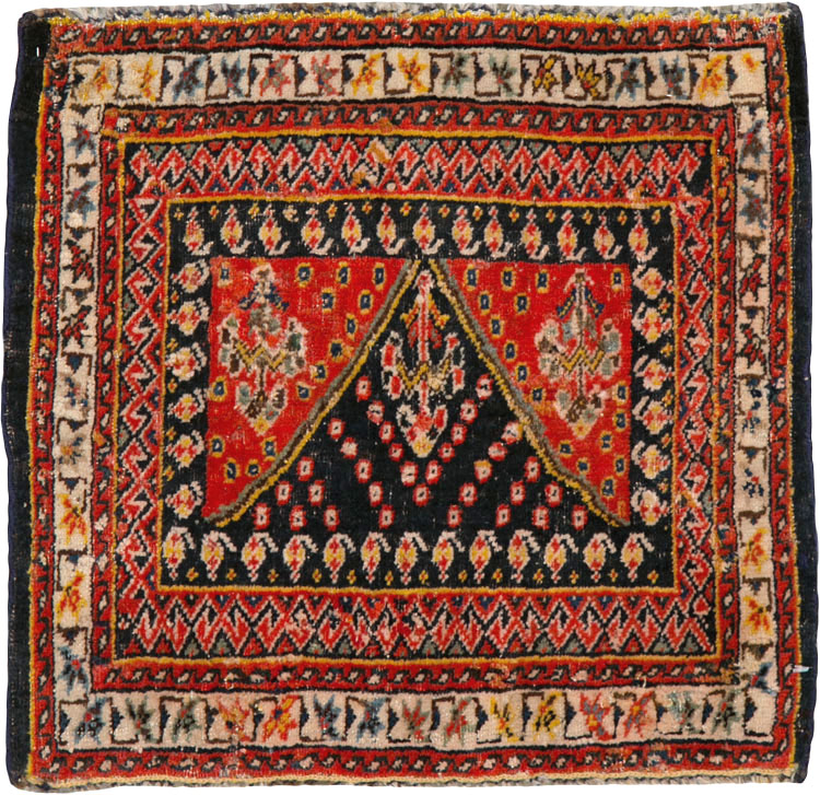 Vintage Persian Qashqai Rug, No.25722 - Gsblank