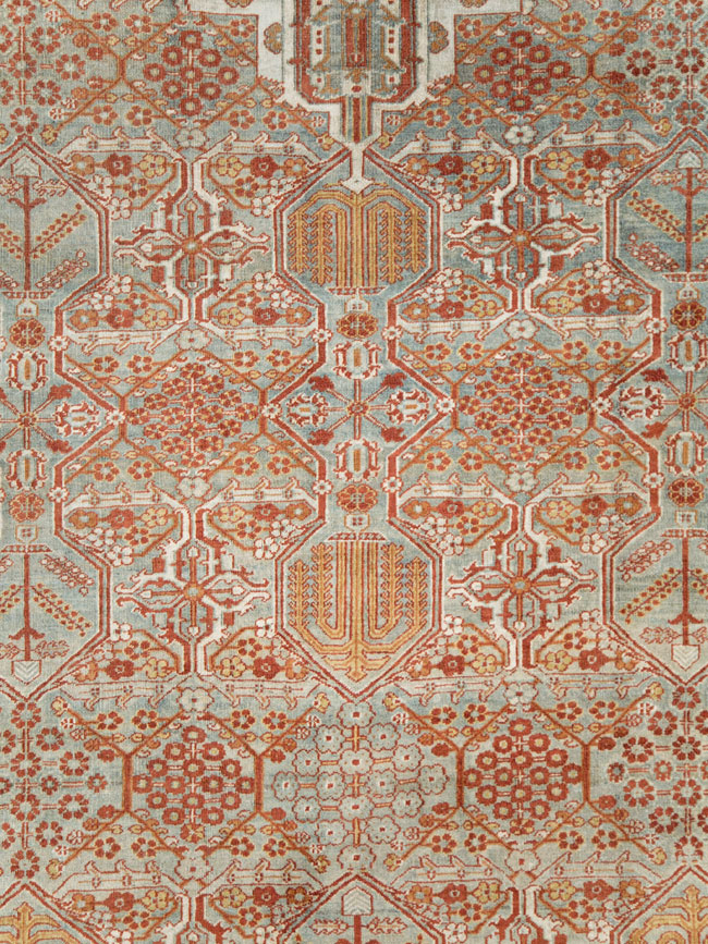 Antique Persian Joshegan Carpet, No.25726 - Gsblank