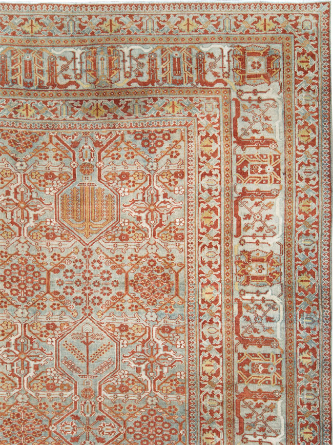 Antique Persian Joshegan Carpet, No.25726 - Gsblank