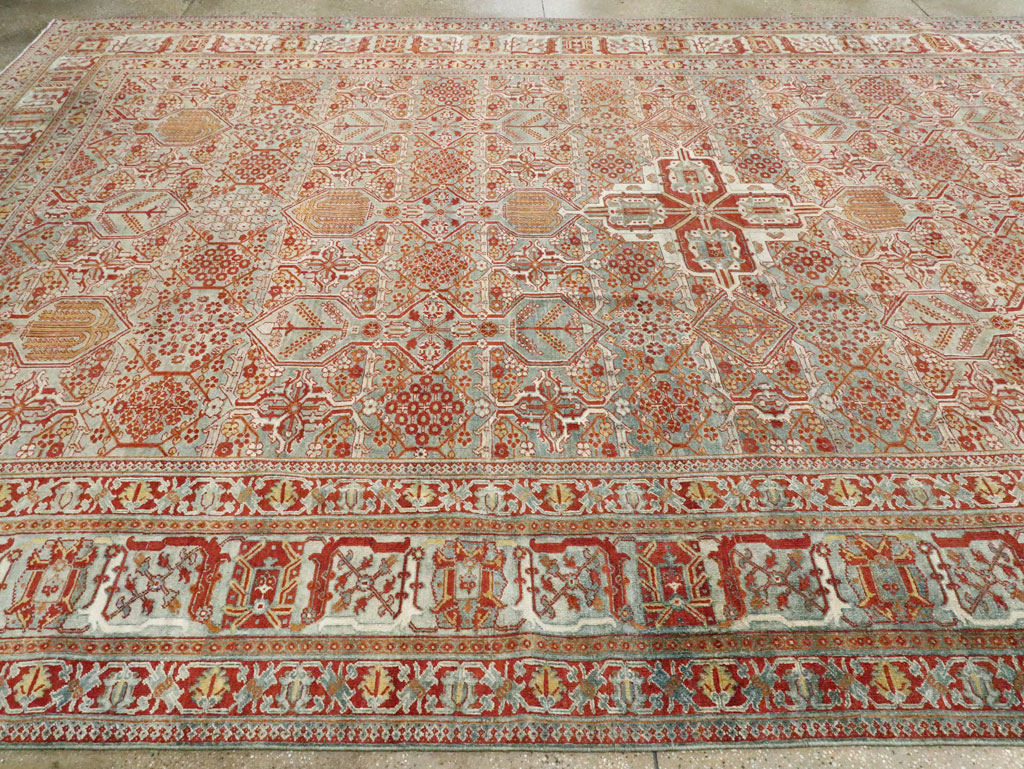 Antique Persian Joshegan Carpet, No.25726 - Gsblank