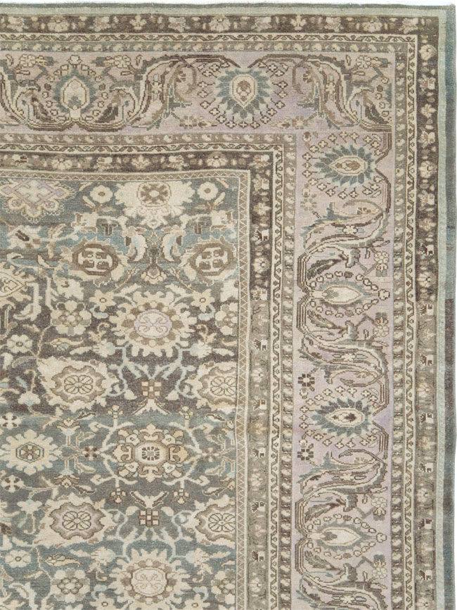 Vintage Persian Malayer Room Size Carpet, No.25731 - Gsblank