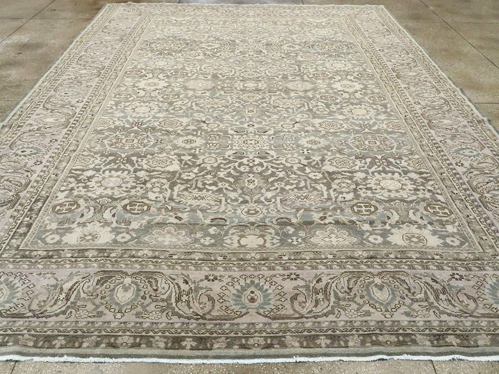 Vintage Persian Malayer Room Size Carpet, No.25731 - Gsblank