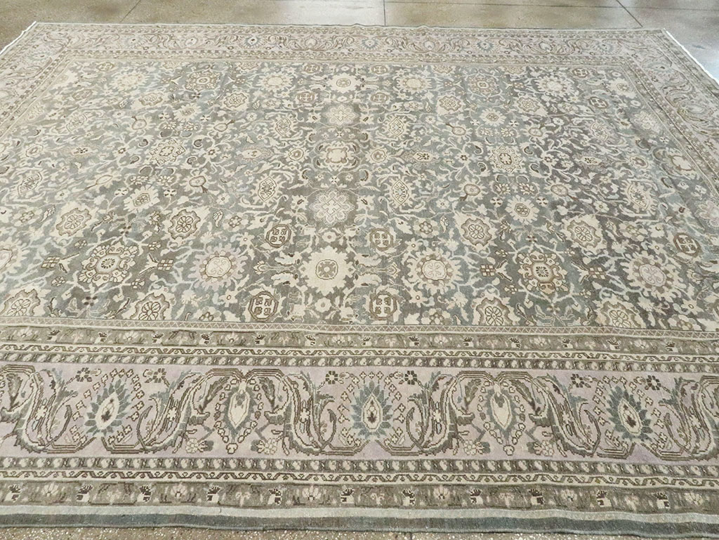 Vintage Persian Malayer Room Size Carpet, No.25731 - Gsblank