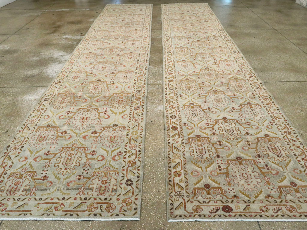 Vintage Persian Malayer Runner (Pair: 1 of 2), No.25734 - Gsblank