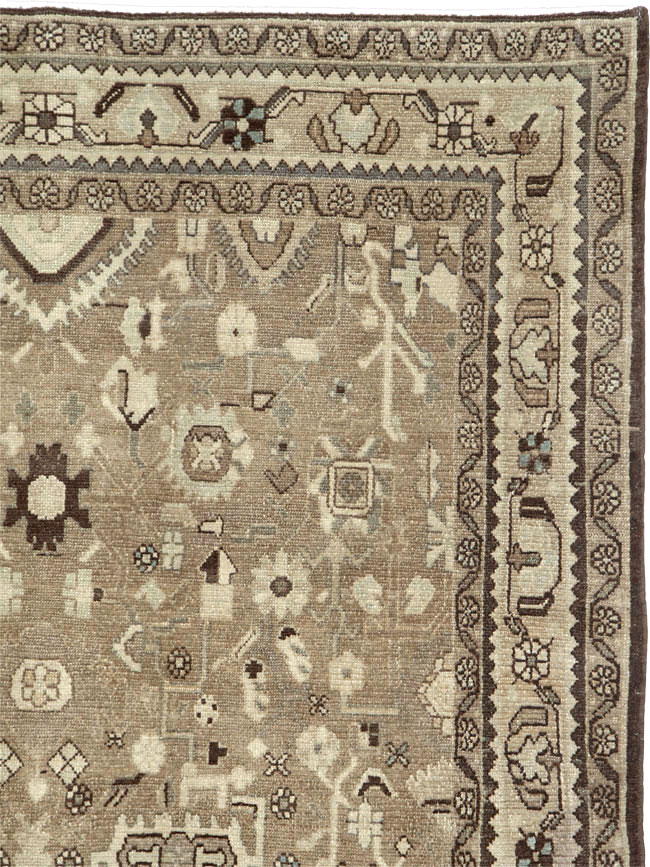 Vintage Persian Malayer Gallery Carpet, No.25737 - Gsblank