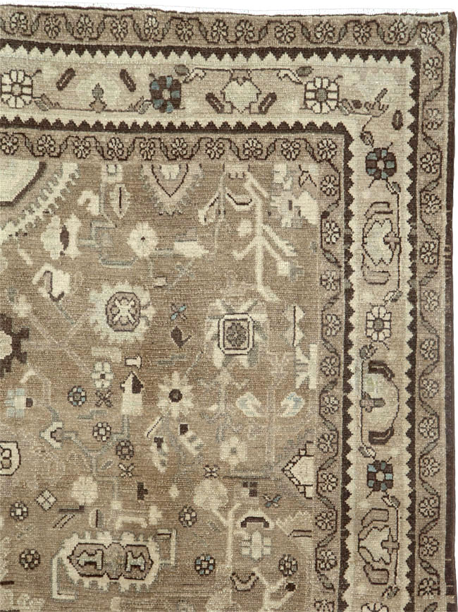 Vintage Persian Malayer Gallery Carpet, No.25737 - Gsblank
